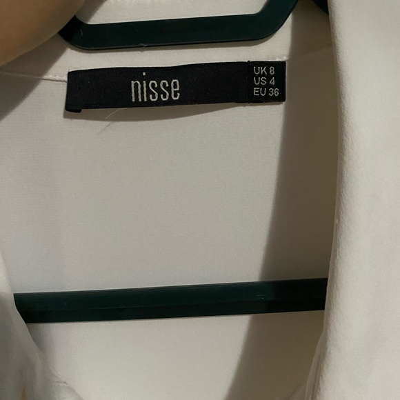 Nisse Blouse - Bouffant Sleeve - striped blue/gold - like new - Picture 5 of 5